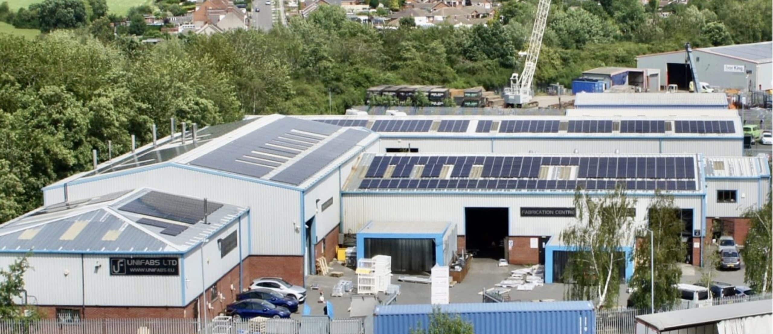 Unifabs secure their energy future with a Centreco Solar Energy System