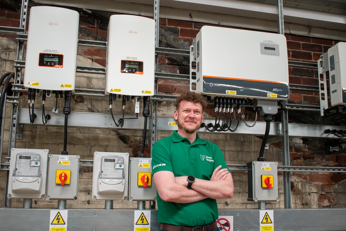 James Hargreaves Solar Panel Installation Left